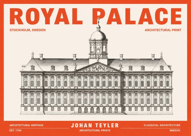 Johan Teyler Royal Palace No3 - Poszter