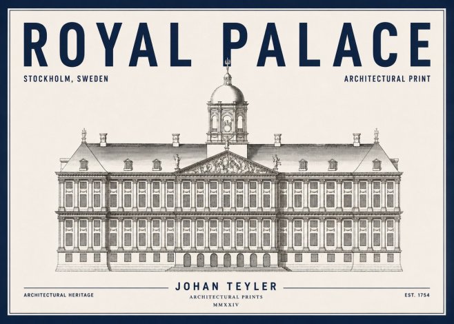 Johan Teyler Royal Palace No4 - Poszter