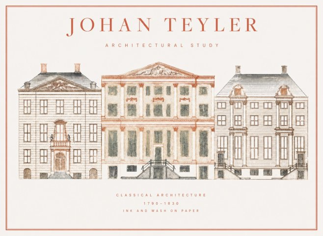 Johan Teyler Architectural Study IX No1 - Poszter