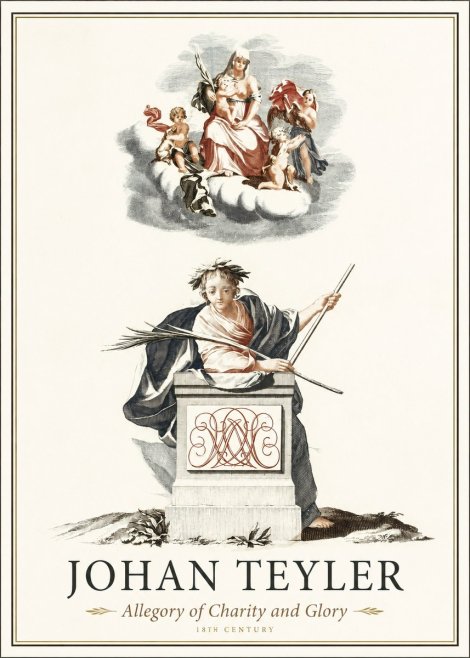 Johan Teyler Allegory of Charity and Glory No1 - Poszter