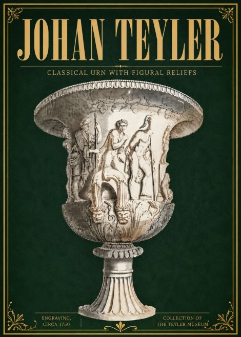Johan Teyler Classical Urn with Figural Reliefs I No6 - Poszter