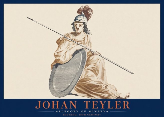 Johan Teyler Allegory of Minerva No2 - Poszter