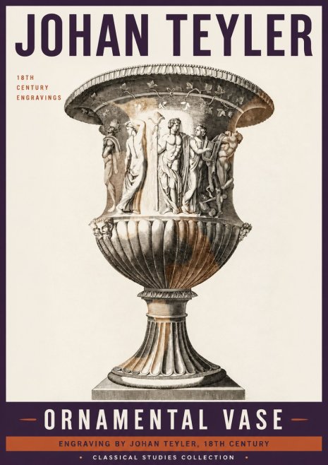 Johan Teyler Ornamental Vase II No6 - Poszter