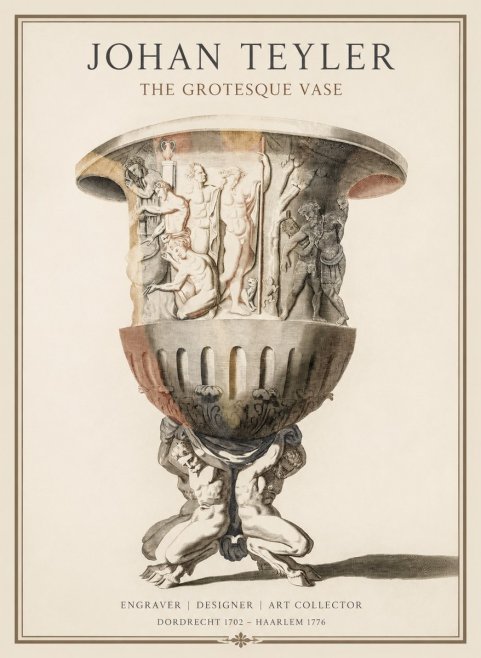 Johan Teyler The Grotesque Vase No1 - Poszter