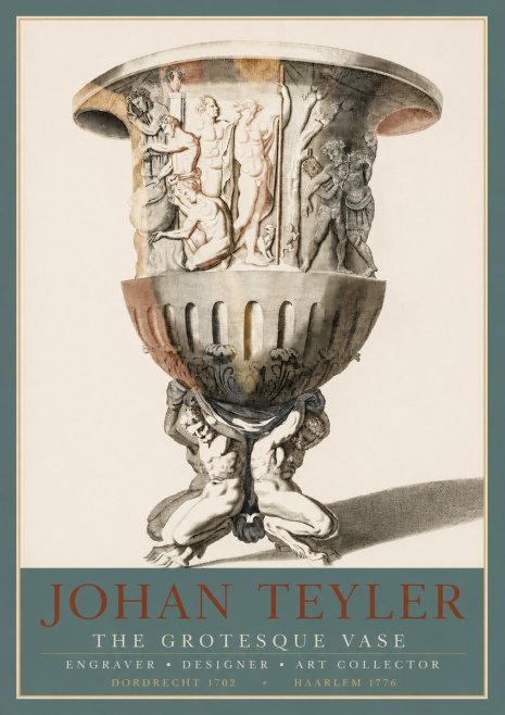 Johan Teyler The Grotesque Vase No3 - Poszter