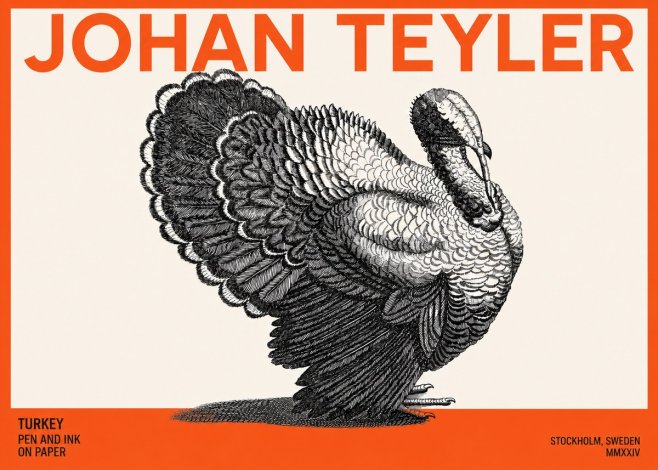 Johan Teyler Turkey No3 - Poszter