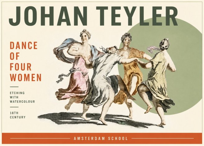 Johan Teyler Dance of Four Women No6 - Poszter
