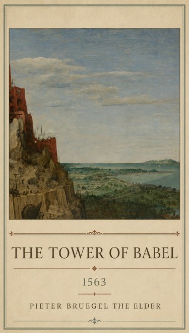 Pieter Bruegel The Tower of Babel X No1 - Poszter
