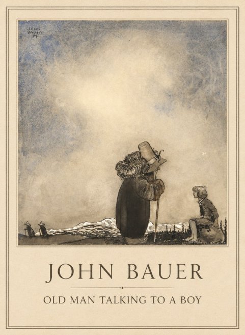 John Bauer Old Man Talking to a Boy No1 - Poszter