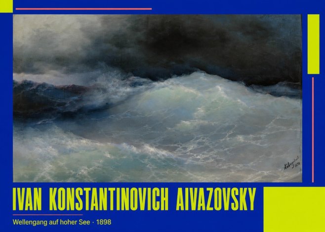 Ivan Konstantinovich Aivazovsky Wellengang Auf Hoher See No2 - Poszter
