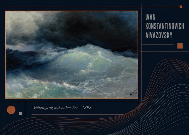 Ivan Konstantinovich Aivazovsky Wellengang Auf Hoher See No4 - Poszter