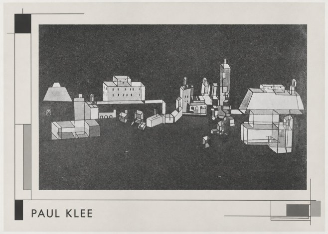 Paul Klee Architectural Forms No3 - Poszter