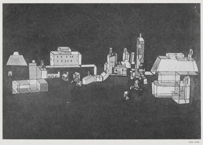 Paul Klee Architectural Forms No6 - Poszter