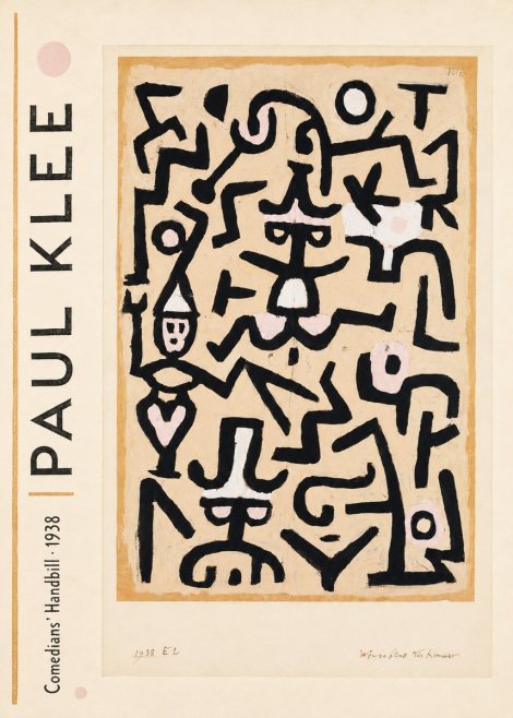 Paul Klee Comedians' Handbill No2 - Poszter
