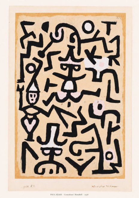 Paul Klee Comedians' Handbill No6 - Poszter