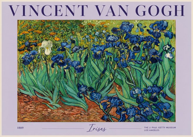 Van Gogh Irises I No2 - Poszter