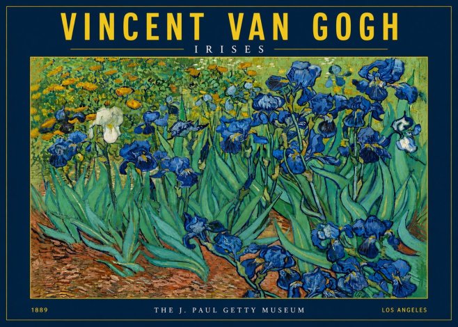 Van Gogh Irises I No4 - Poszter