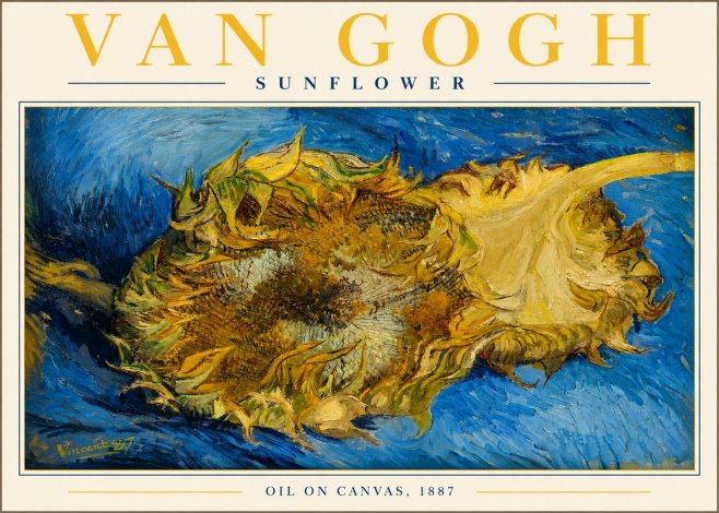 Van Gogh Sunflower No2 - Poszter