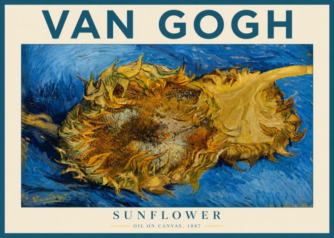 Van Gogh Sunflower No3 - Poszter