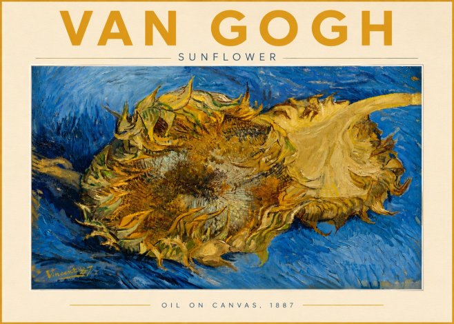 Van Gogh Sunflower No5 - Poszter