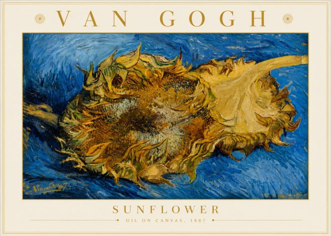 Van Gogh Sunflower No6 - Poszter