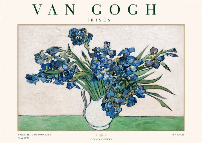 Van Gogh Irises II No3 - Poszter