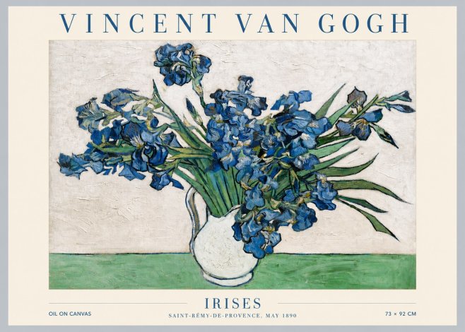 Van Gogh Irises II No5 - Poszter