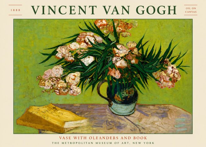 Van Gogh Oleanders No5 - Poszter