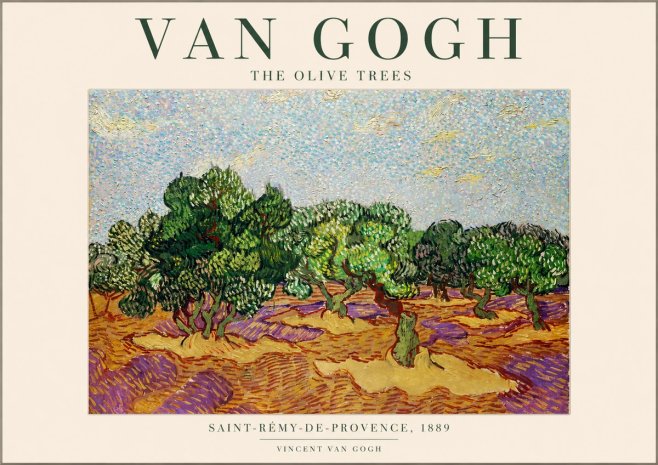 Van Gogh The Olive Trees No1 - Poszter