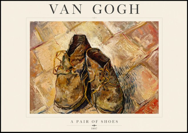 Van Gogh A Pair of Shoes No1 - Poszter