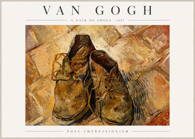 Van Gogh A Pair of Shoes No3 - Poszter