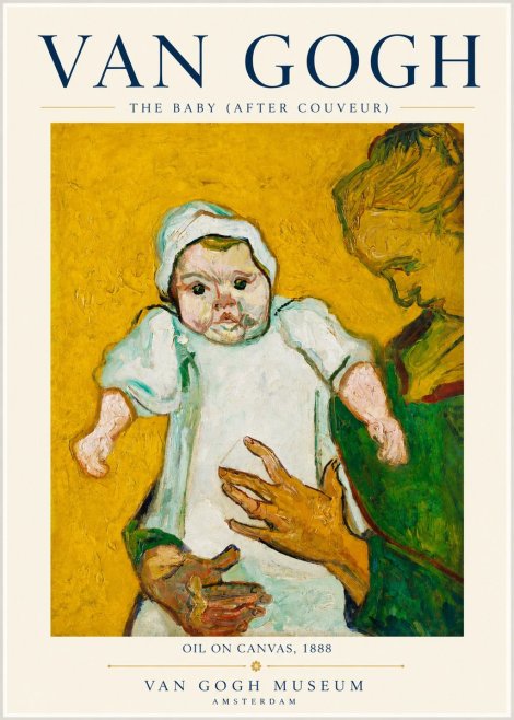 Van Gogh The Baby (After Couveur) No3 - Poszter