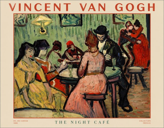 Van Gogh The Night Café I No1 - Poszter
