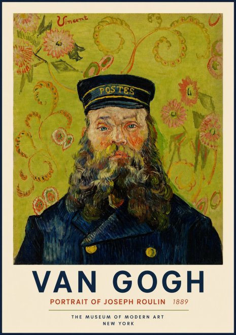 Van Gogh Portrait of Joseph Roulin II No3 - Poszter