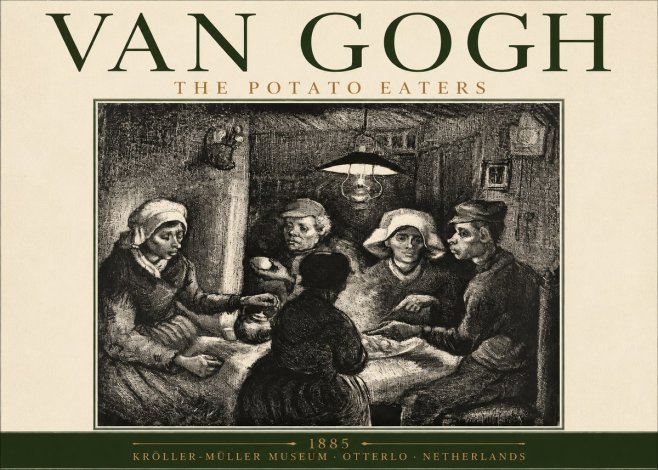 Van Gogh The Potato Eaters I No2 - Poszter