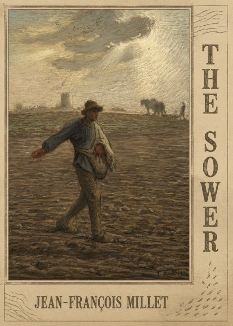 Jean-François Millet The Sower I No3 - Poszter