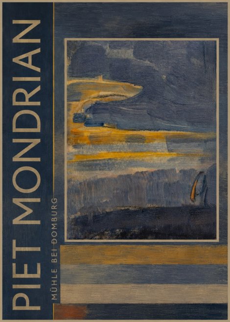 Piet Mondrian Mühle Bei Domburg No3 - Poszter