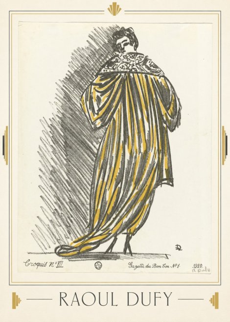 Raoul Dufy Croquis N°vii No3 - Poszter