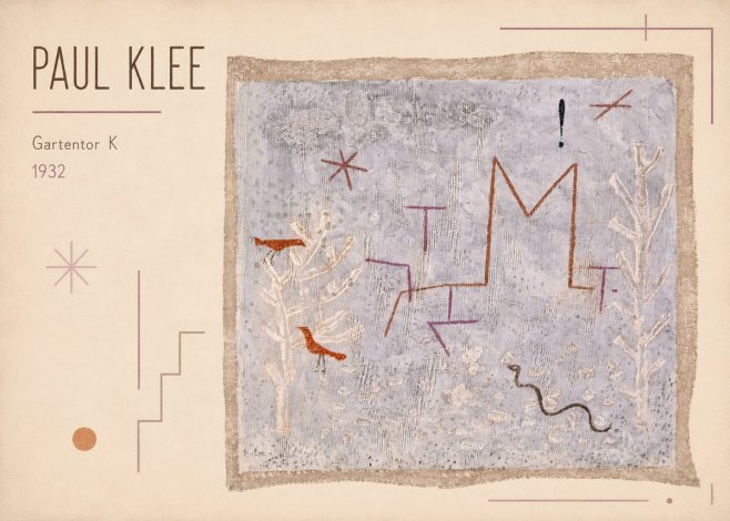 Paul Klee Gartentor K No1 - Poszter