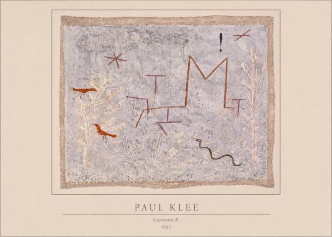 Paul Klee Gartentor K No2 - Poszter