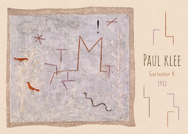 Paul Klee Gartentor K No3 - Poszter