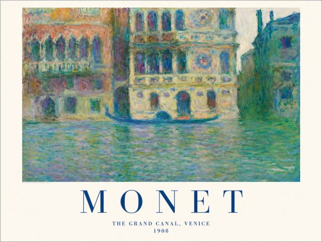 Monet The Grand Canal, Venice No2 - Poszter