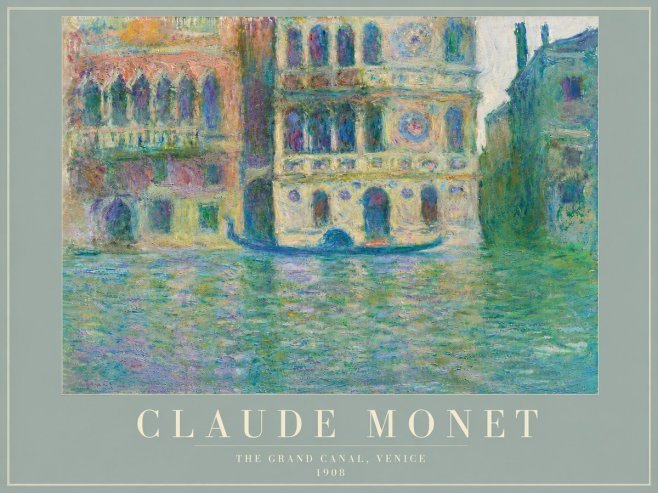 Monet The Grand Canal, Venice No4 - Poszter