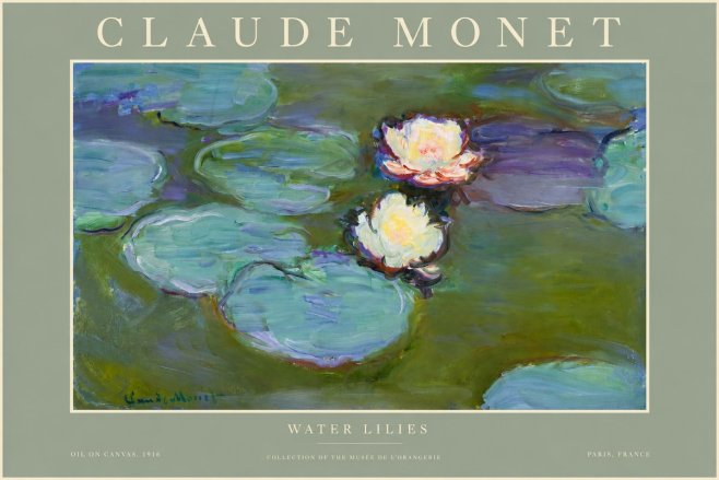 Monet Water Lilies II No2 - Poszter
