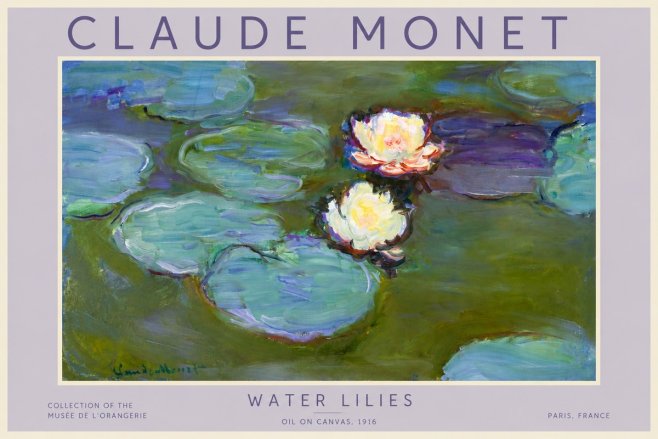 Monet Water Lilies II No4 - Poszter