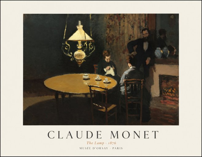 Monet The Lamp No1 - Poszter