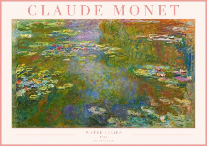 Monet Water Lilies III No3 - Poszter