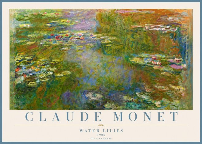 Monet Water Lilies III No5 - Poszter