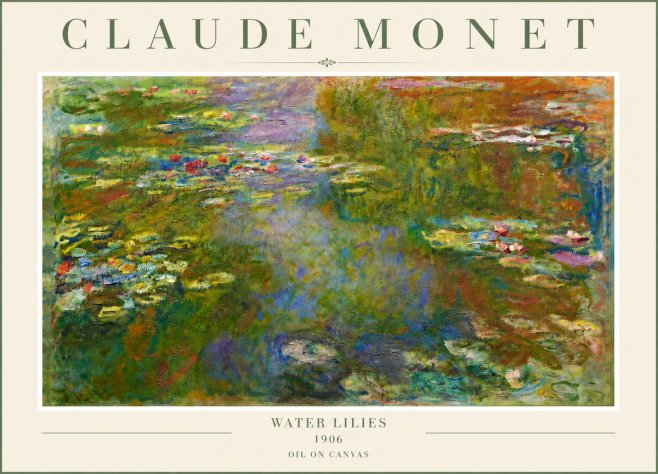 Monet Water Lilies III No6 - Poszter