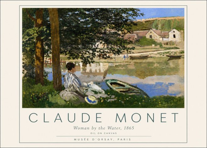 Monet Woman by the Water No4 - Poszter